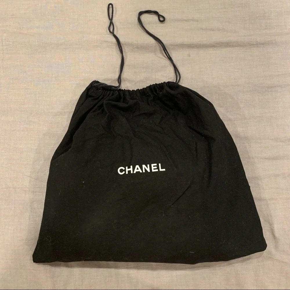 Chanel Boy Bag Old Medium Black Perforated Lambskin Leather Chrome Hardware